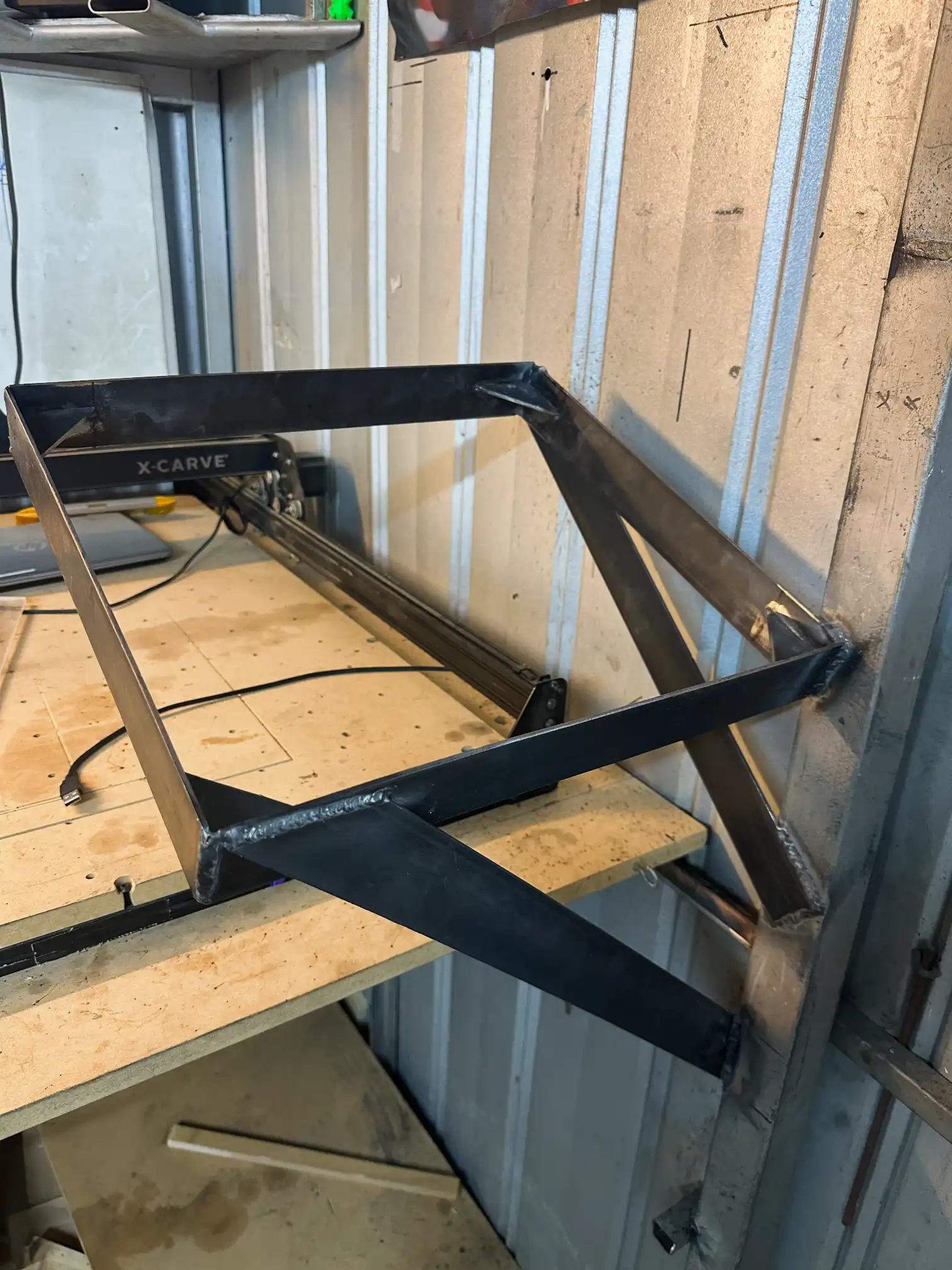 Final Frame Assembly Before Base Installation